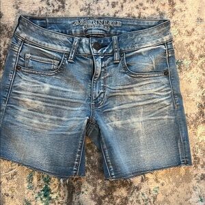 American Eagle Outfitters Light Blue Denim Shorts